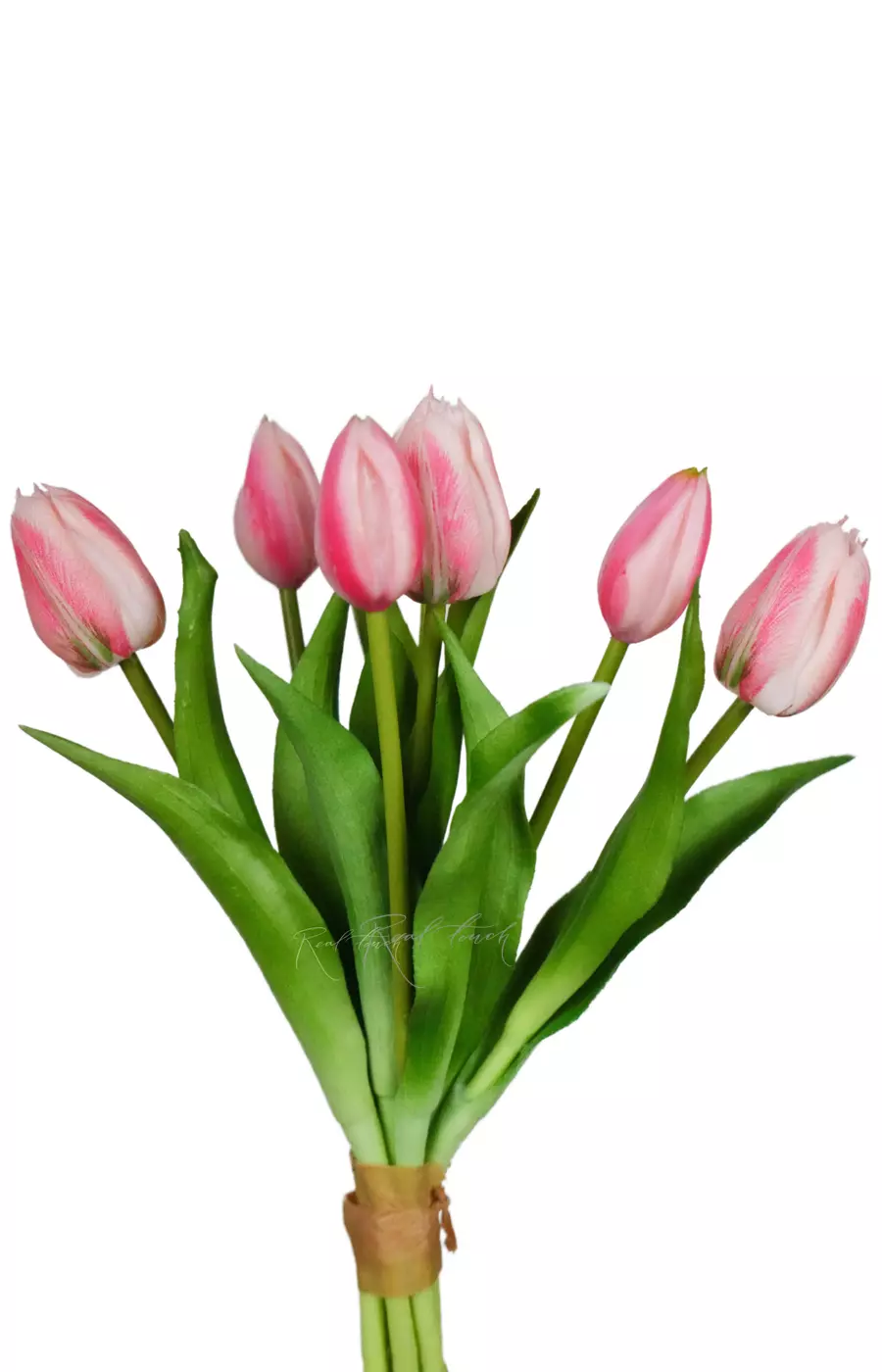 Букет тюльпанов 4+3  - Розовый