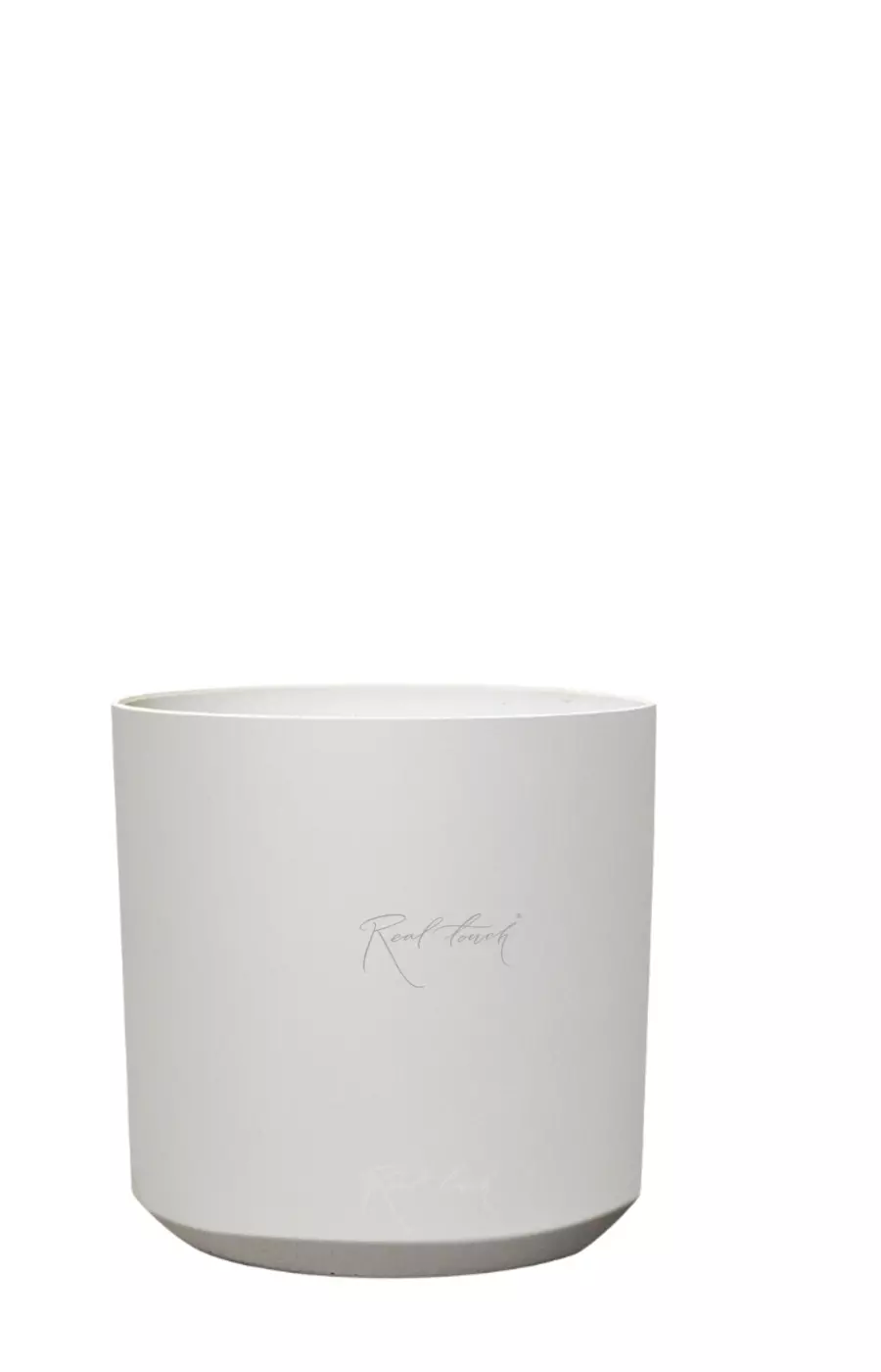 Кашпо Цилиндр низкий XS - 21/21 см - Бежевый