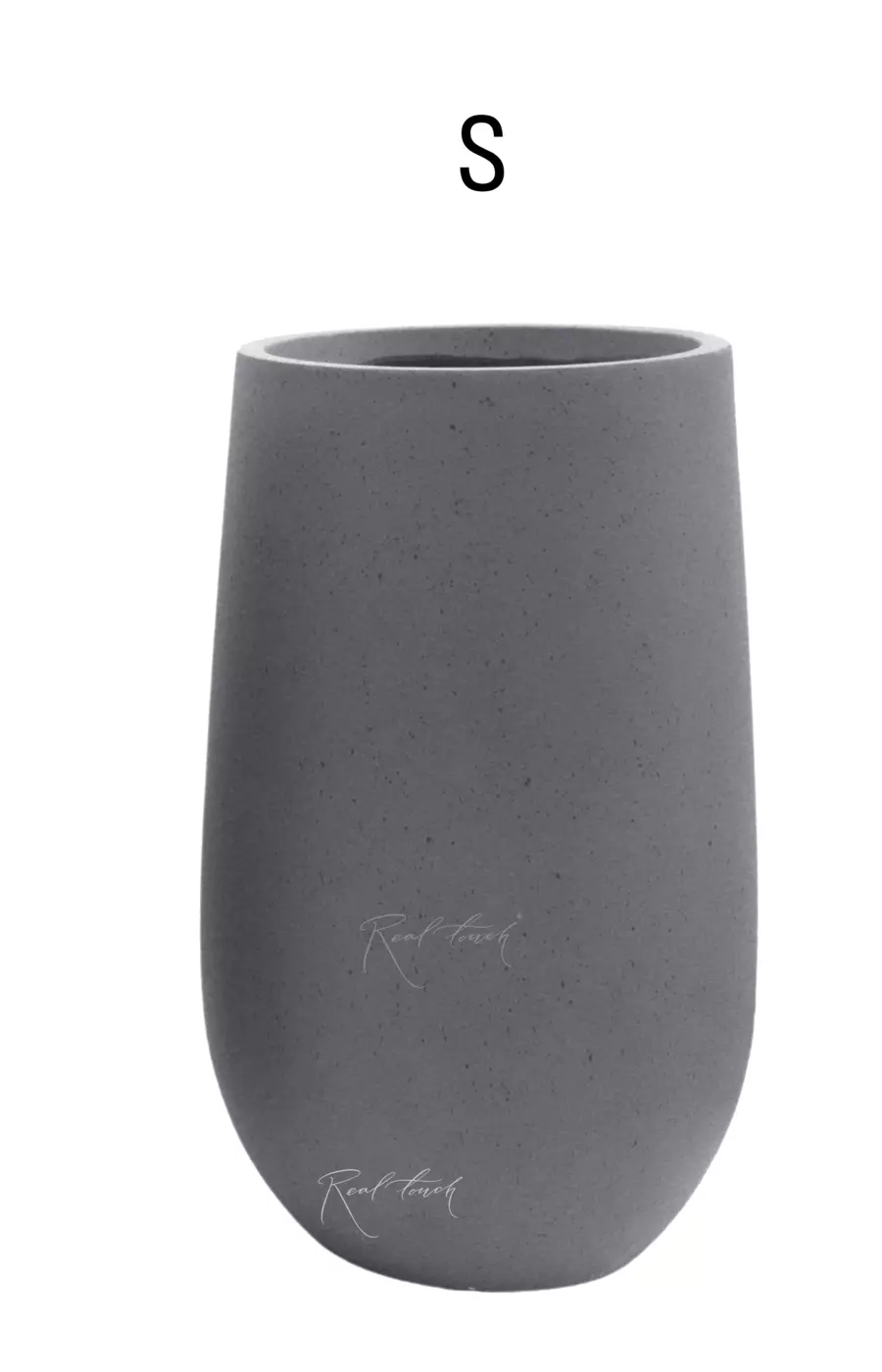 Кашпо Real Touch Base высокое S - 53/31 см - Серый Кашпо Real Touch Base высокое S - 53/31 см - Серый