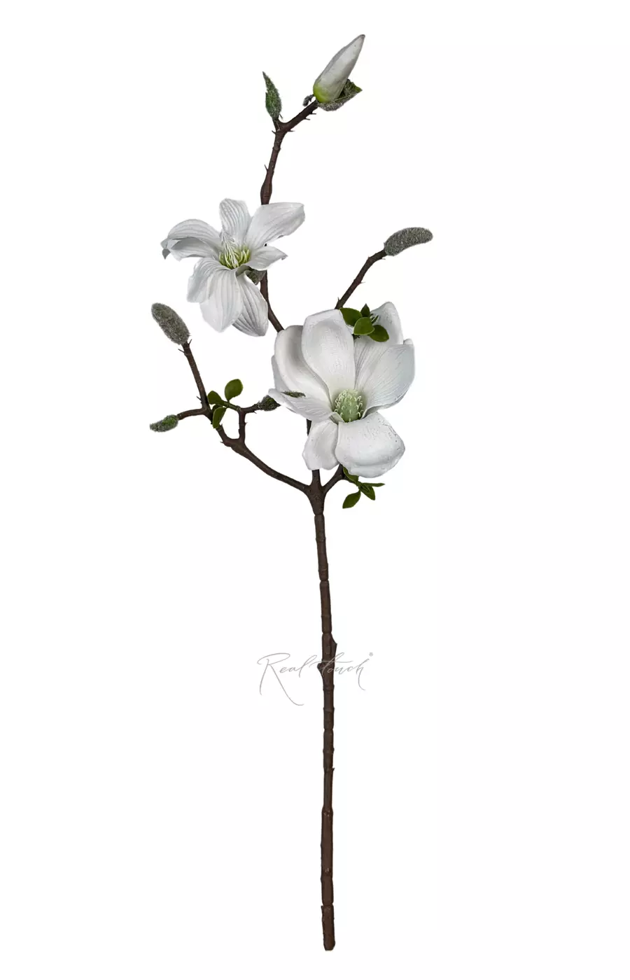 Ветка Магнолии 66см - Белый