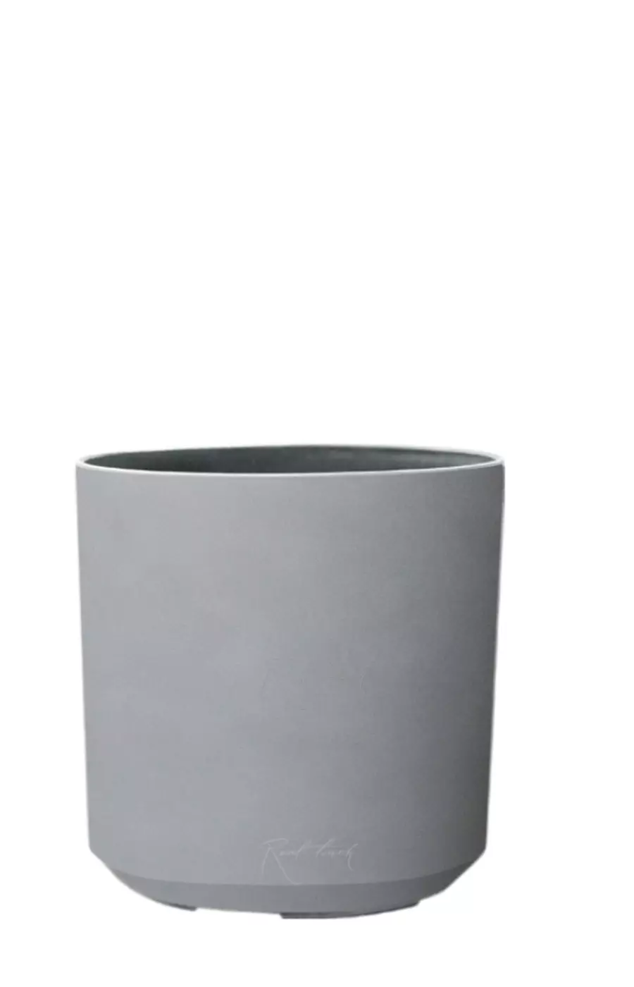 Кашпо Цилиндр низкий S - 28/28 см - Серый