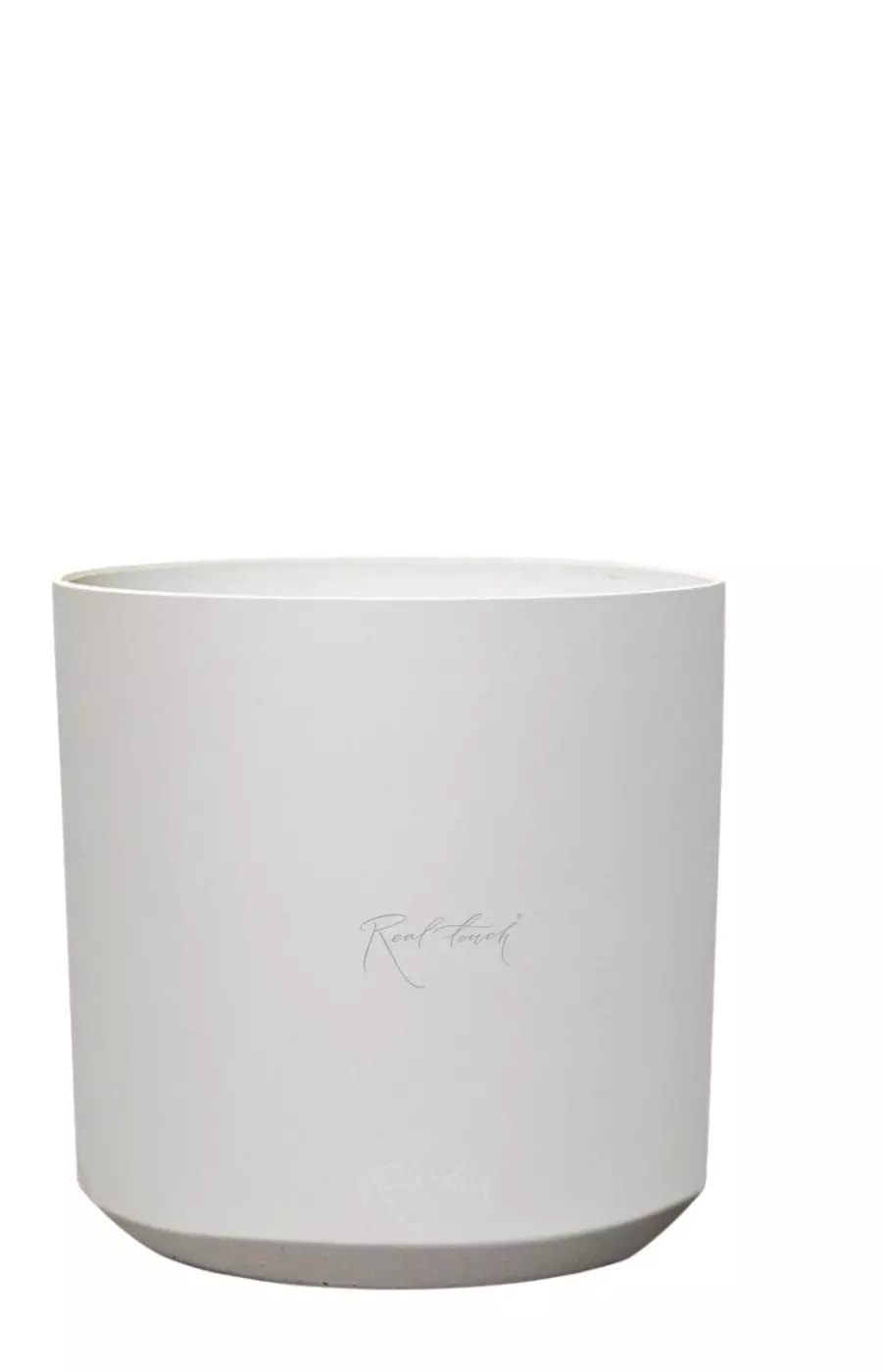 Кашпо Цилиндр низкий M - 35/35 см - Бежевый