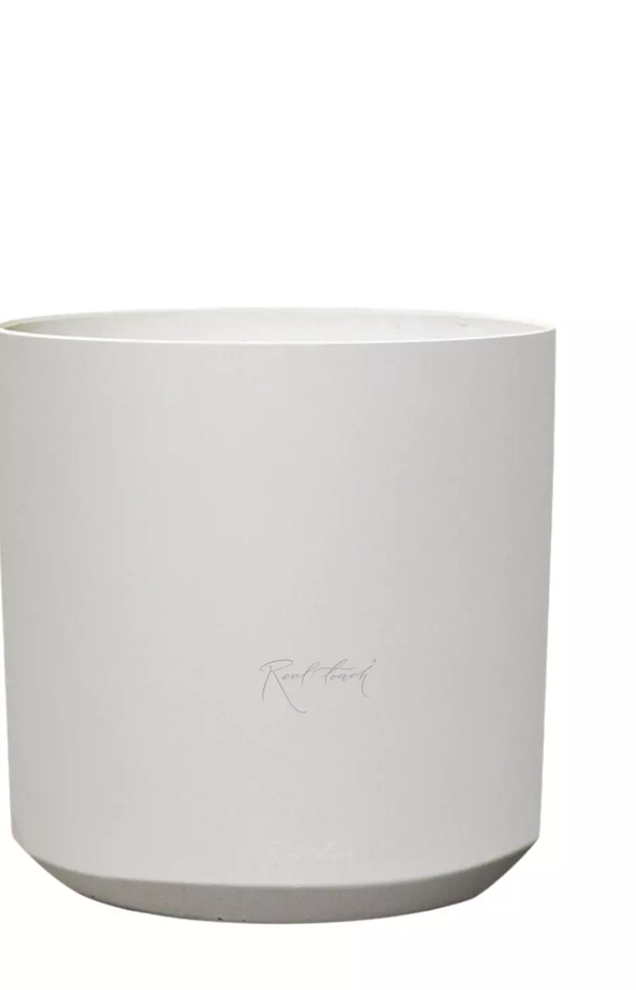 Кашпо Цилиндр низкий L - 44/43 см - Бежевый