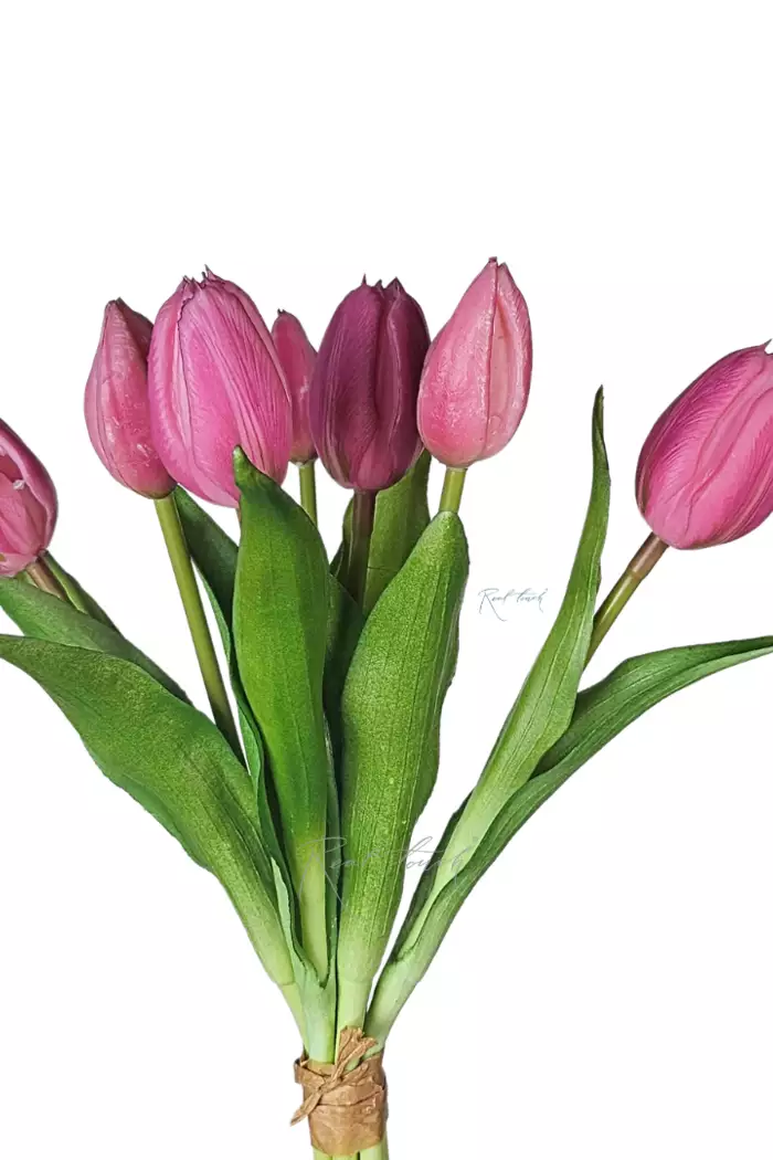 Букет тюльпанов 4+3 (3148) - Светло-фиолетовый (уценён)