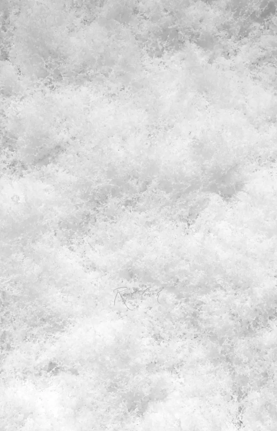 Коврик искусственного мха на тканевой основе 1*1м - Белый