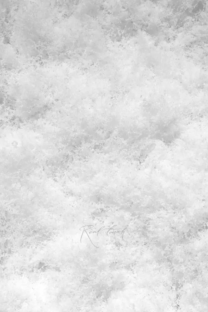 Коврик искусственного снега на тканевой основе 1*1м - Белый