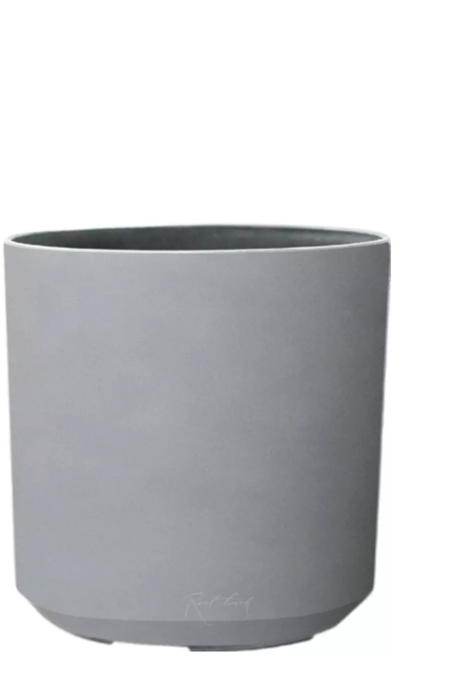 Кашпо Цилиндр низкий L - 44/43 см - Серый