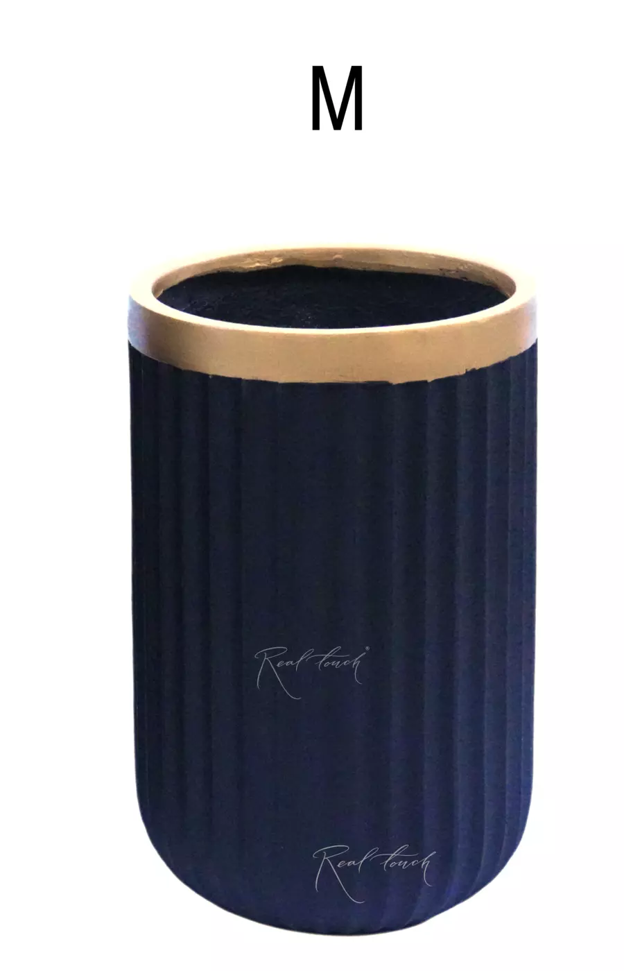 Кашпо Real Touch Греция  M - 47/30 см - Черный