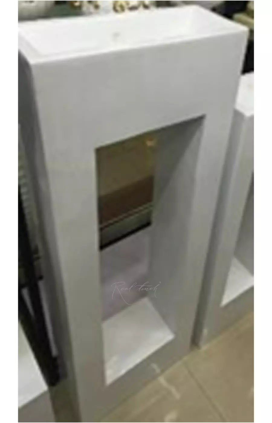 Ваза прямоугальная большая - Белый Ваза прямоугальная большая - Белый