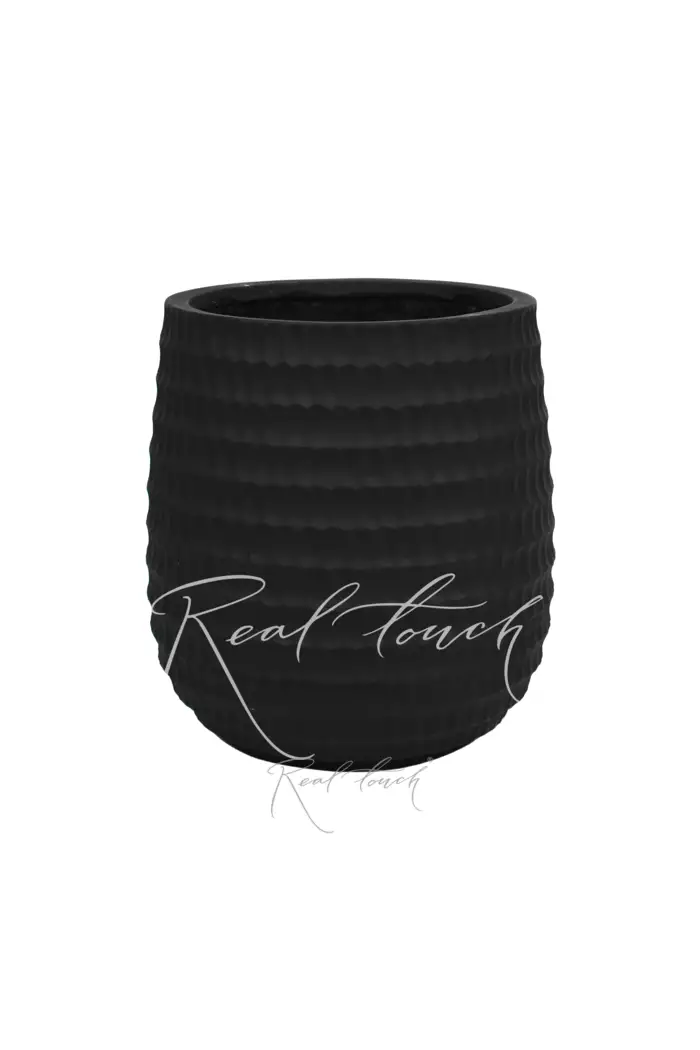 Кашпо Real Touch Рептилия (L) - Черный