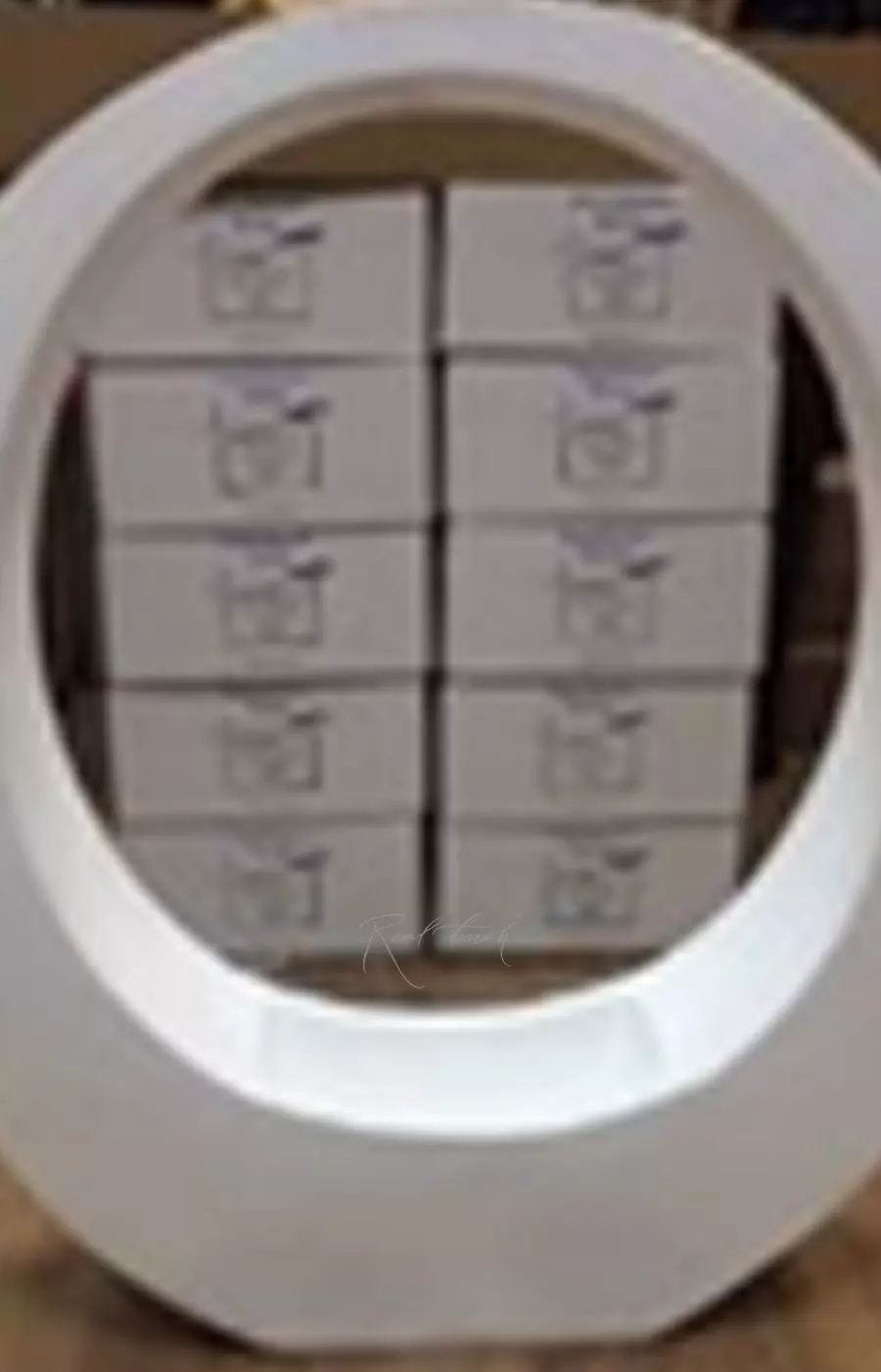 Ваза круглая большая - Белый Ваза круглая большая - Белый