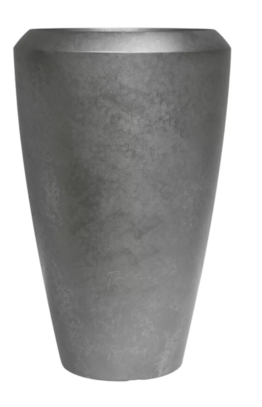 Кашпо Антик высокое L - 86/55 см - Металлик (олово)