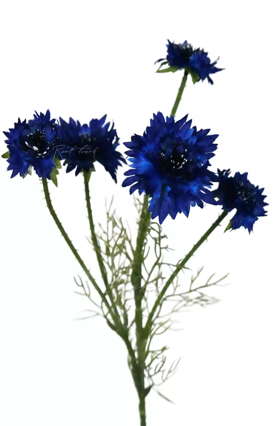 Ветка Василька (5 соцветий) - Темно-синий