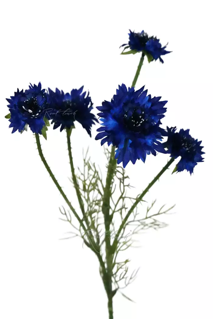 Ветка Василька (5 соцветий) - Темно-синий Ветка Василька (5 соцветий) - Темно-синий