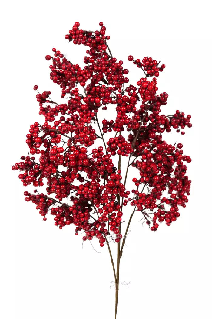 Илекс ветка объемная  - Красный