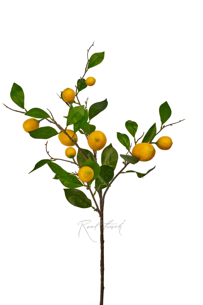 Ветка с лимонами - Желтый