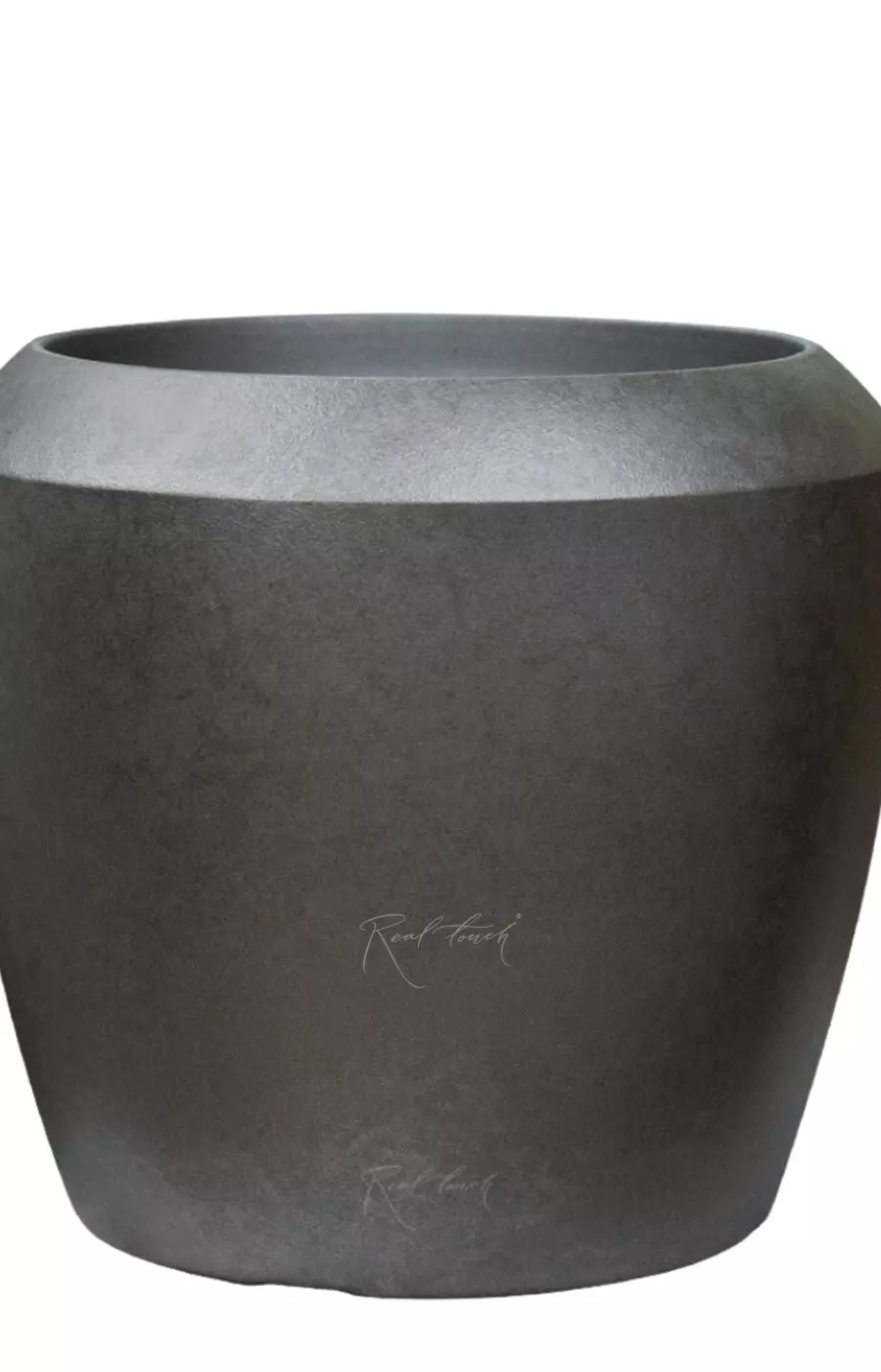 Кашпо Антик низкое L - 48/56 см - Металлик (олово) Кашпо Антик низкое L - 48/56 см - Металлик (олово)