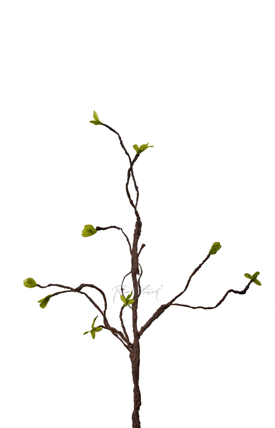 Ветка Real Touch 60 см (с листьями) - Коричневый