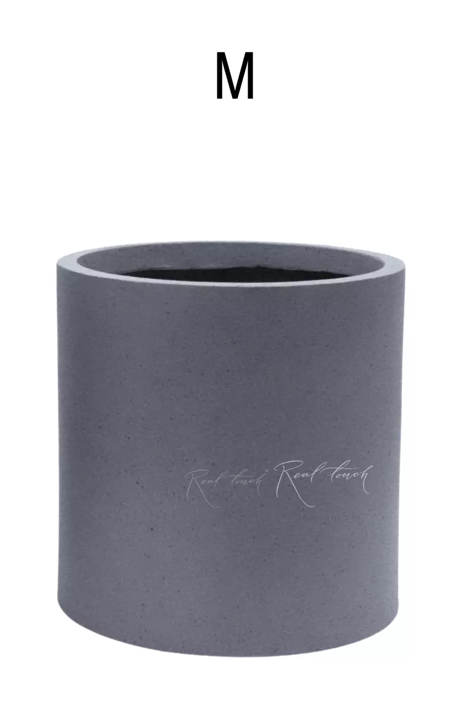 Кашпо Real Touch Цилиндр 30/30 см (M).2260 - Серый Кашпо Real Touch Цилиндр 30/30 см (M).2260 - Серый