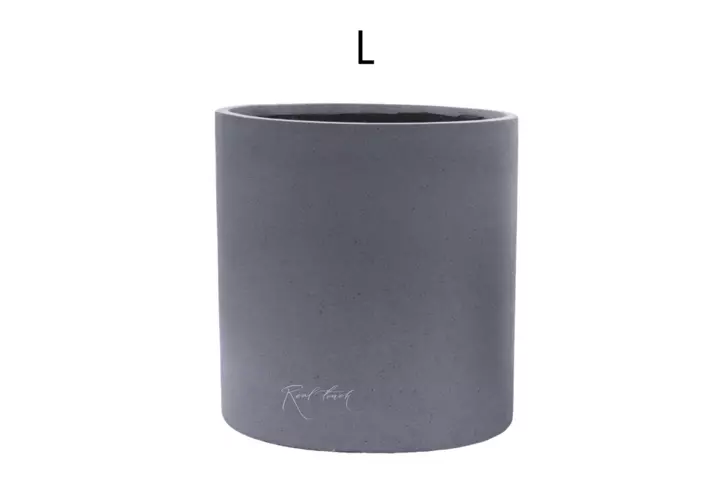 Кашпо Real Touch Цилиндр 40/40 см (L).2260 - Серый
