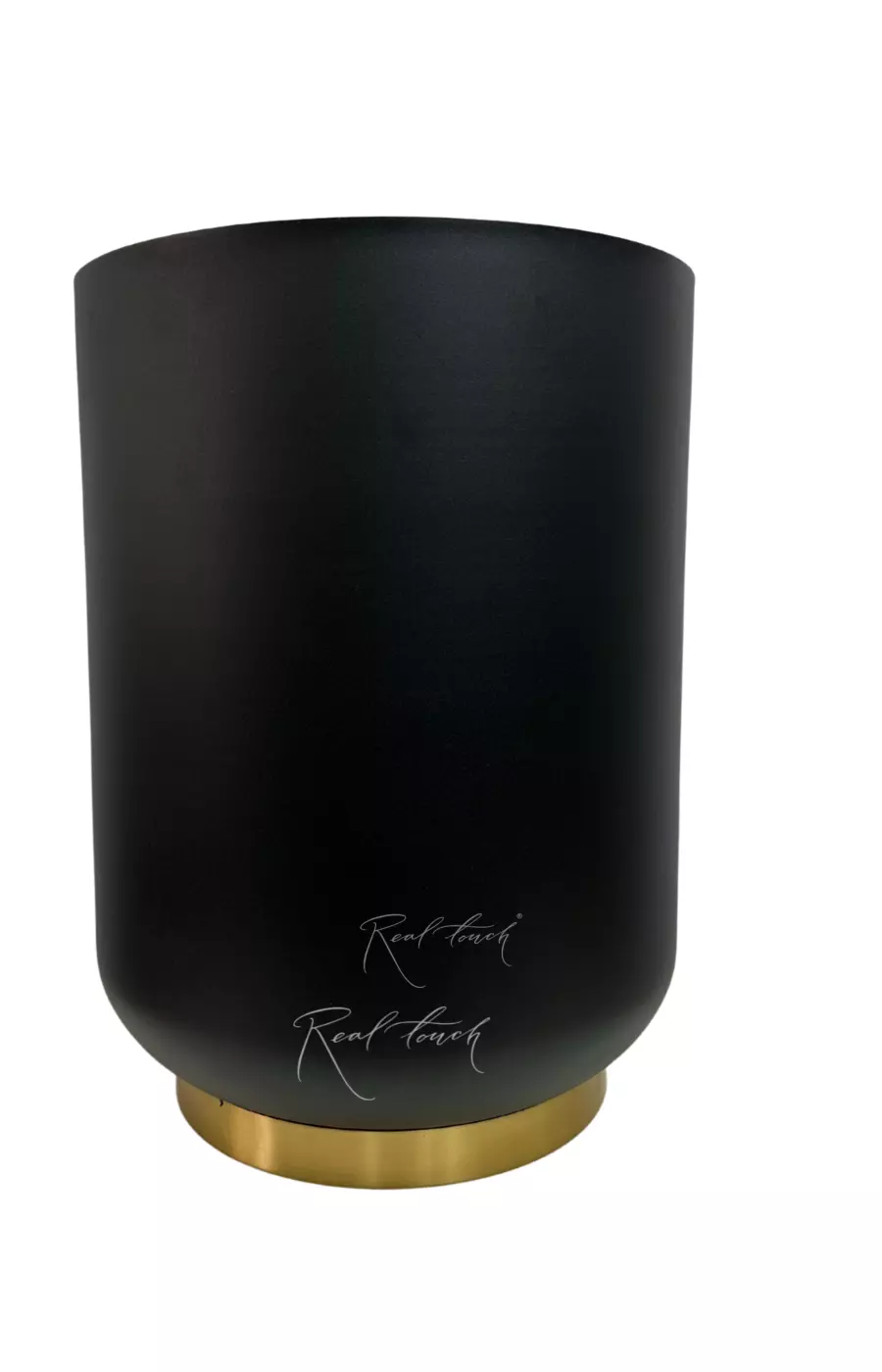 Кашпо-капсула металлическое L - Черный