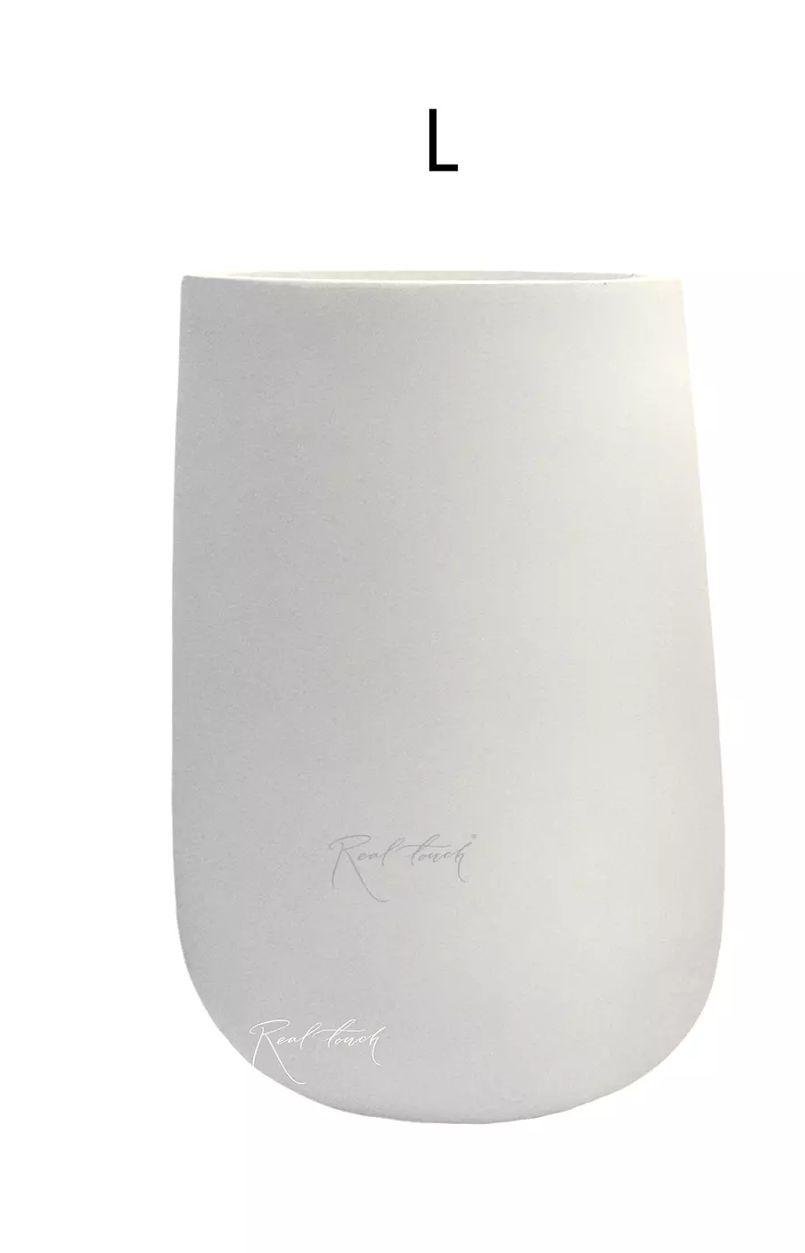 Кашпо Real Touch Base высокое L - 60/35,5 см - Белый Кашпо Real Touch Base высокое L - 60/35,5 см - Белый