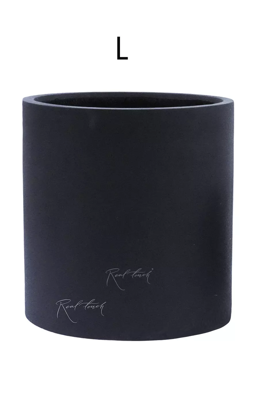 Кашпо Real Touch Цилиндр 40/40 см (L).2261 - Черный Кашпо Real Touch Цилиндр 40/40 см (L).2261 - Черный