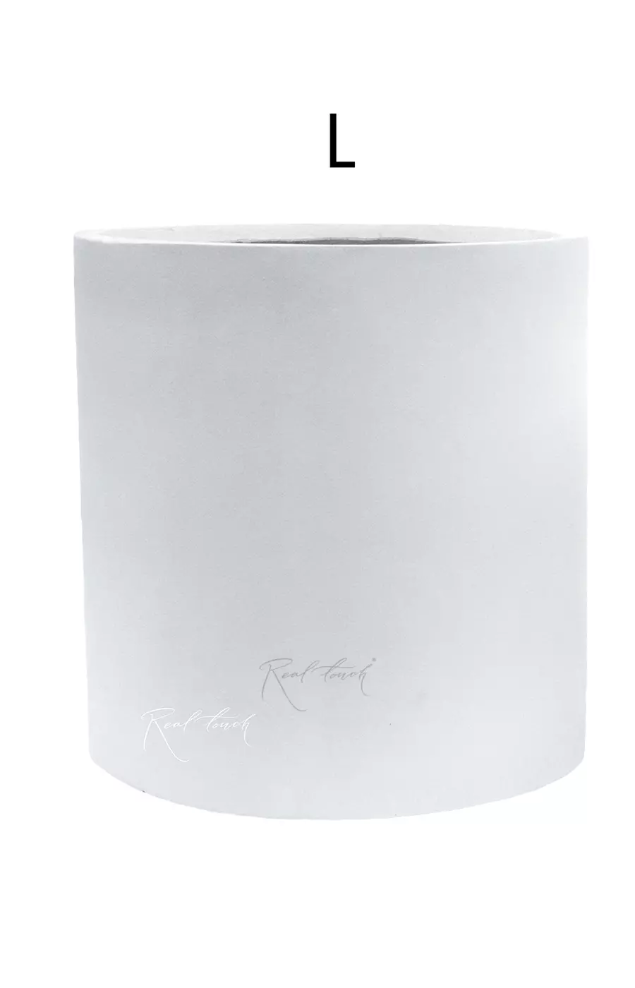 Кашпо Real Touch Цилиндр 40/40 см (L).2259 - Белый Кашпо Real Touch Цилиндр 40/40 см (L).2259 - Белый
