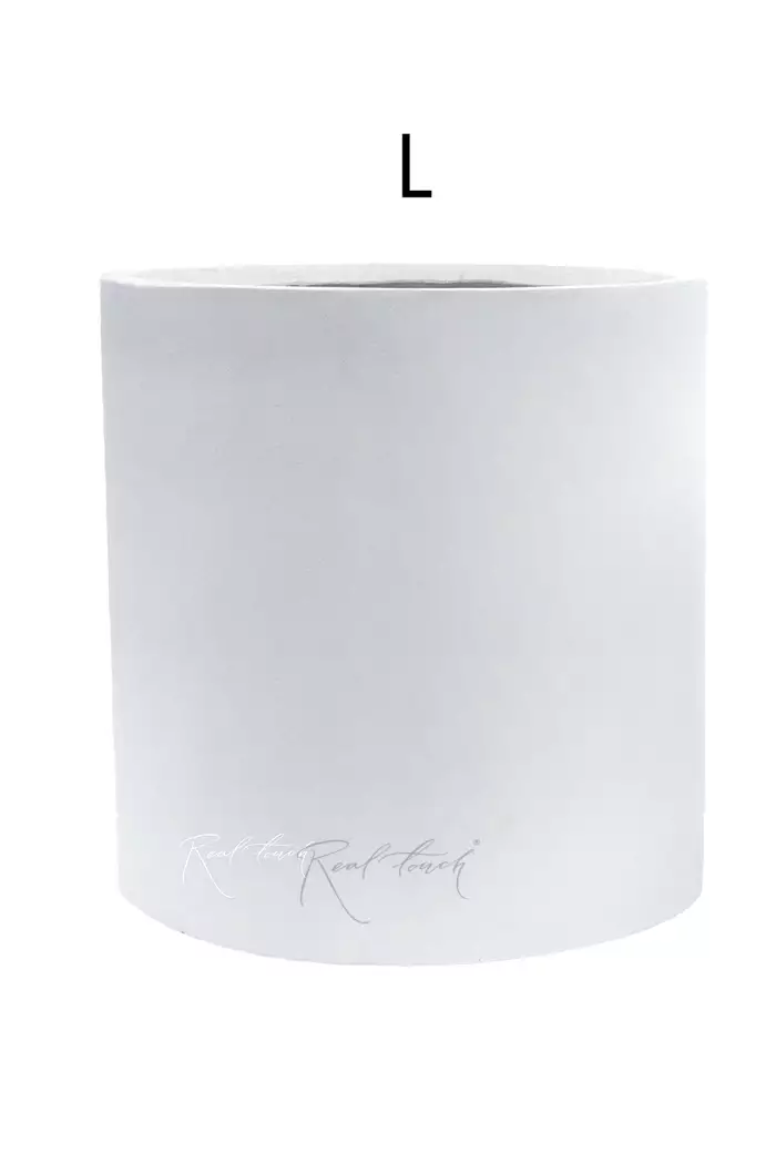 Кашпо Real Touch Цилиндр 40/40 см (L).2259 - Белый