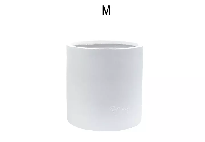 Кашпо Real Touch Цилиндр 30/30 см (M).2259 - Белый