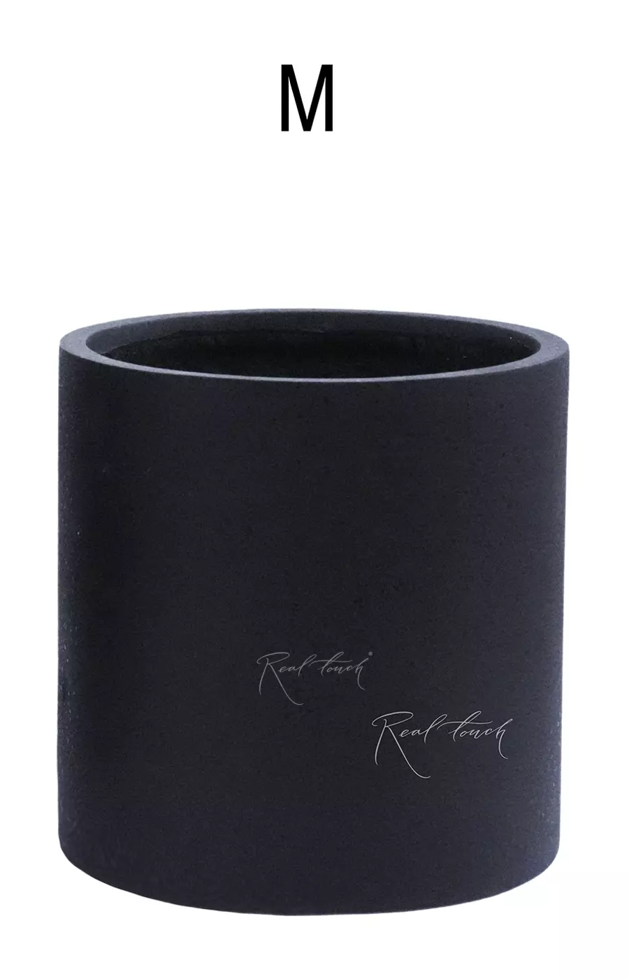 Кашпо Real Touch Цилиндр 30/30 см (M).2261 - Черный Кашпо Real Touch Цилиндр 30/30 см (M).2261 - Черный