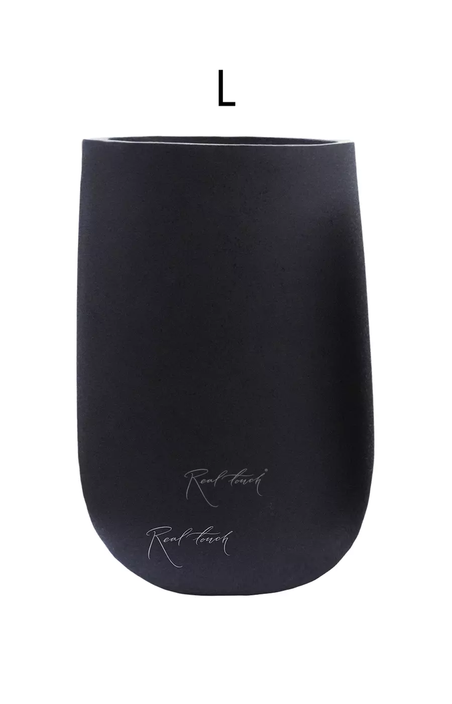 Кашпо Real Touch Base высокое L - 60/35,5 см - Черный Кашпо Real Touch Base высокое L - 60/35,5 см - Черный