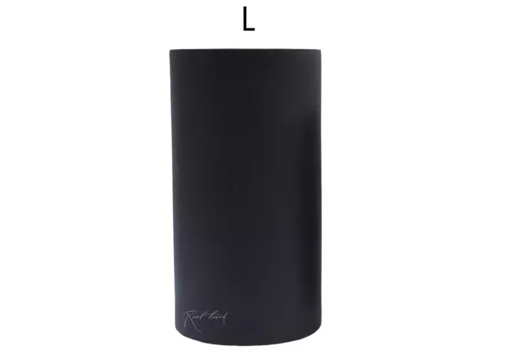 Кашпо Real Touch цилиндр высокий L - 60/32 см - Черный