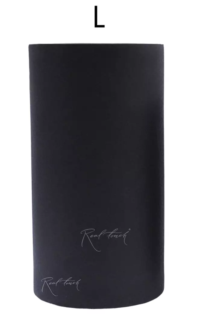 Кашпо Real Touch цилиндр высокий L - 60/32 см - Черный