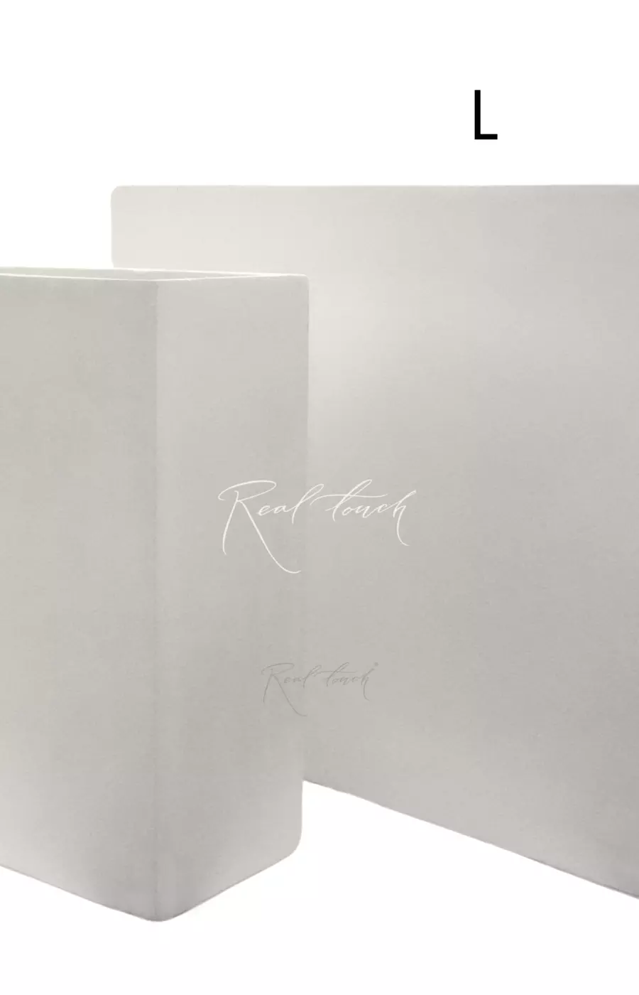 Кашпо Real Touch прямоугольное высокое M - 81/23/61 см - Белый Кашпо Real Touch прямоугольное высокое M - 81/23/61 см - Белый