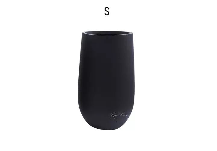 Кашпо Real Touch Base высокое S - 53/31 см - Черный