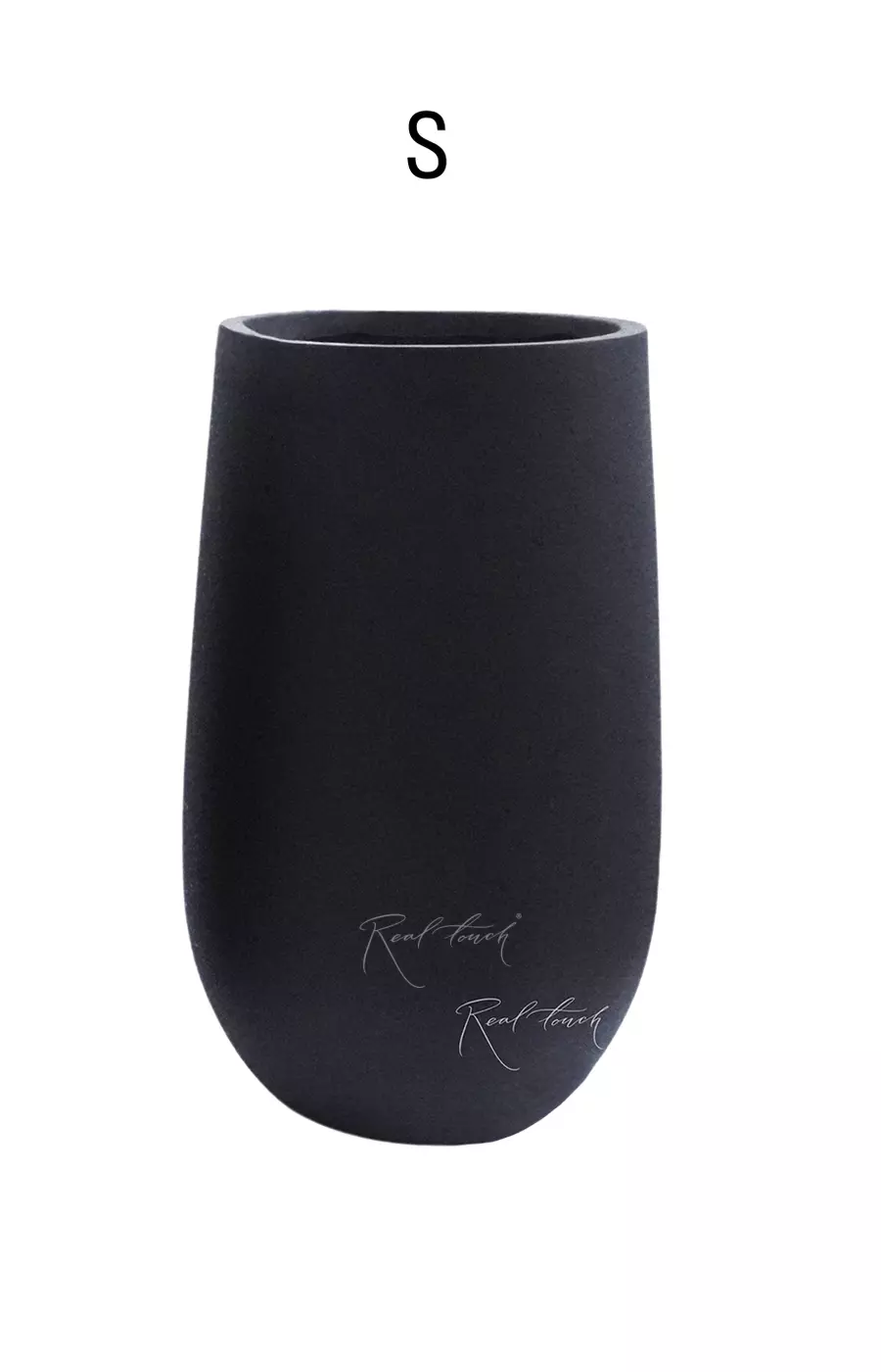 Кашпо Real Touch Base высокое S - 53/31 см - Черный Кашпо Real Touch Base высокое S - 53/31 см - Черный