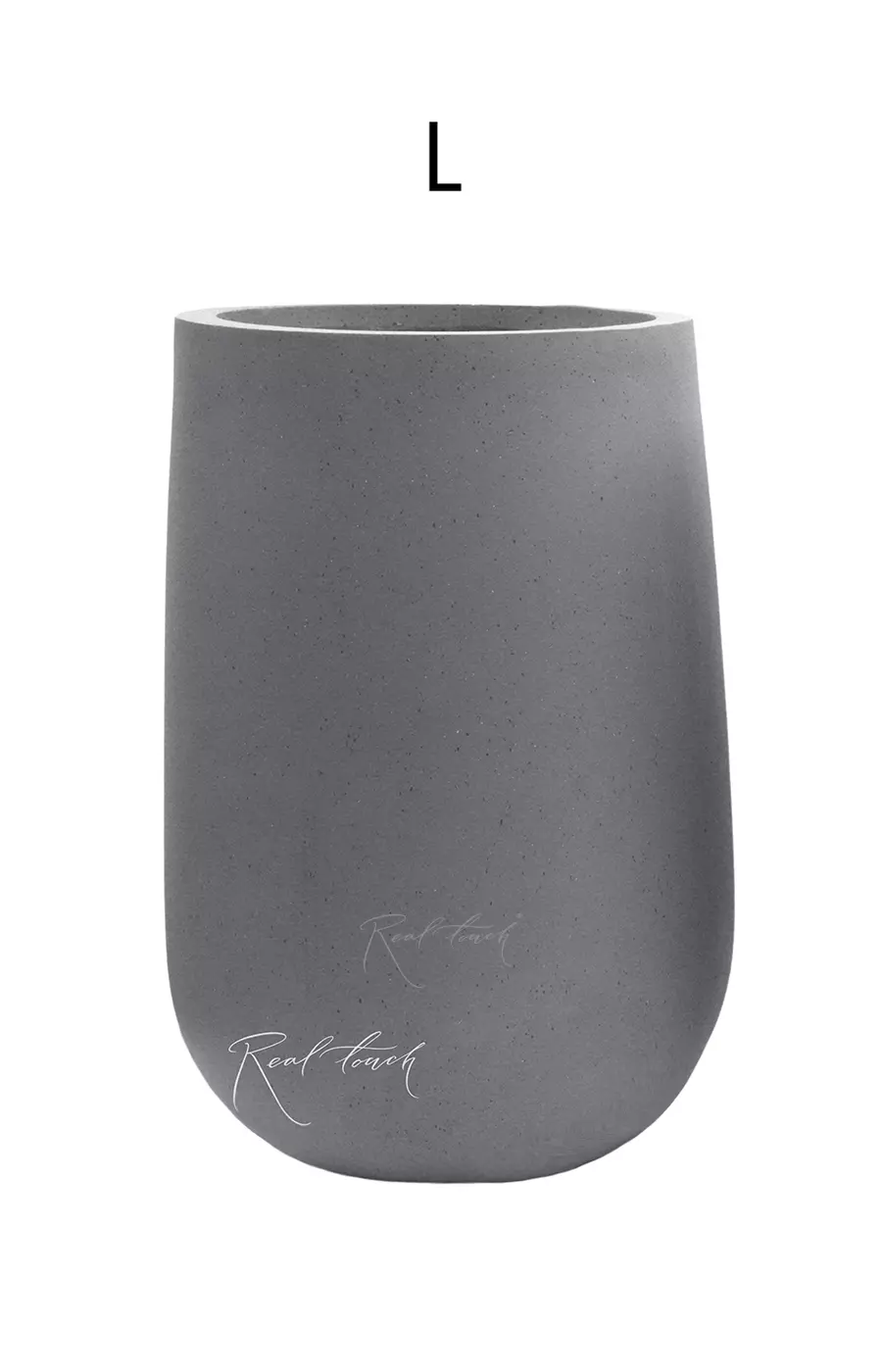 Кашпо Real Touch Base высокое L - 60/35,5 см - Серый Кашпо Real Touch Base высокое L - 60/35,5 см - Серый