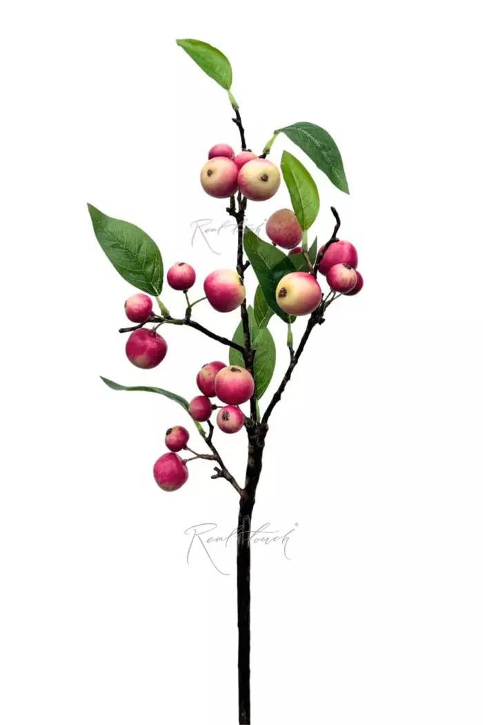 Ветка с яблоками (Ранетка) 53 см - Розовый