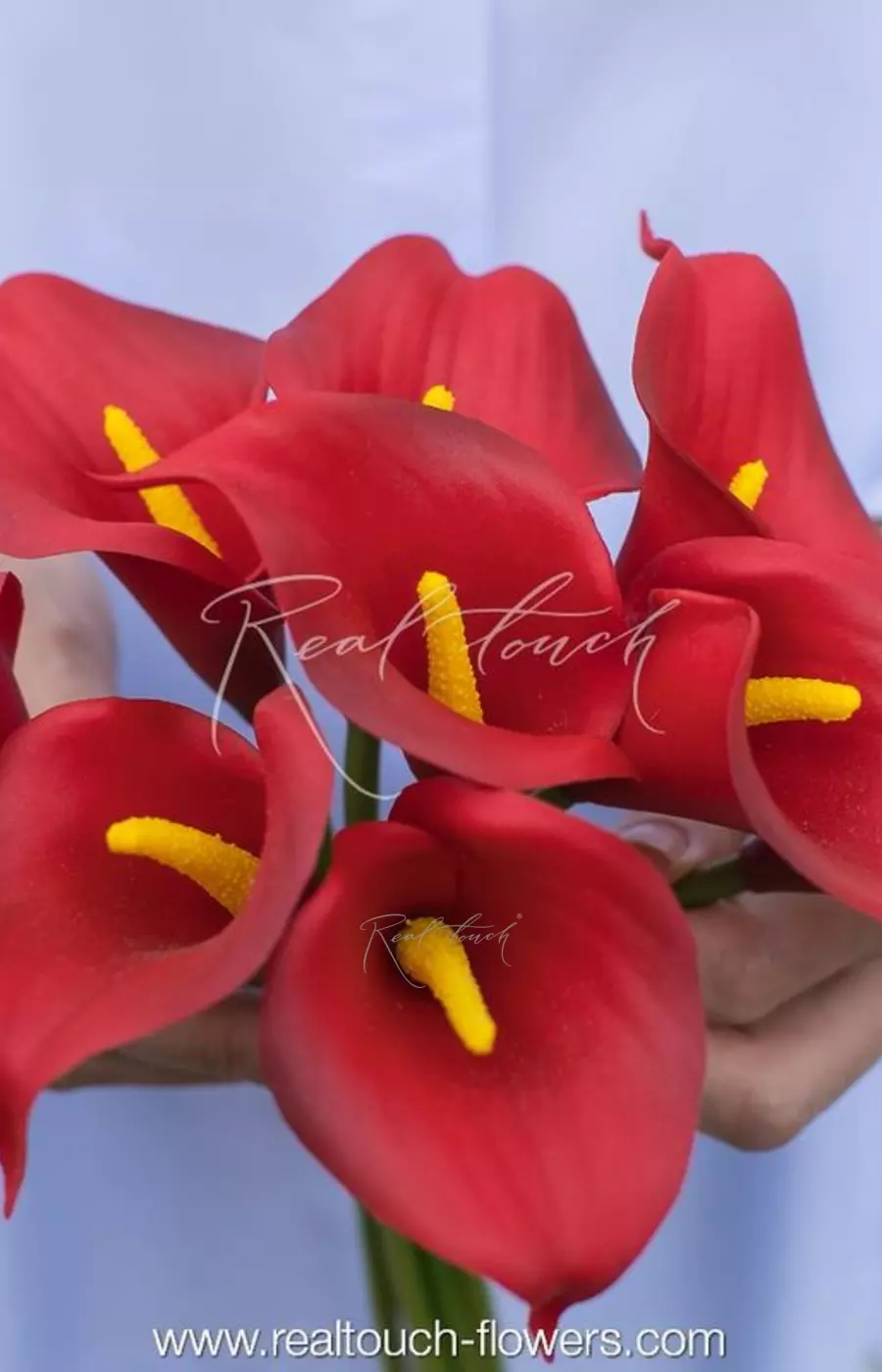 Букет калл 9 штук - Красный