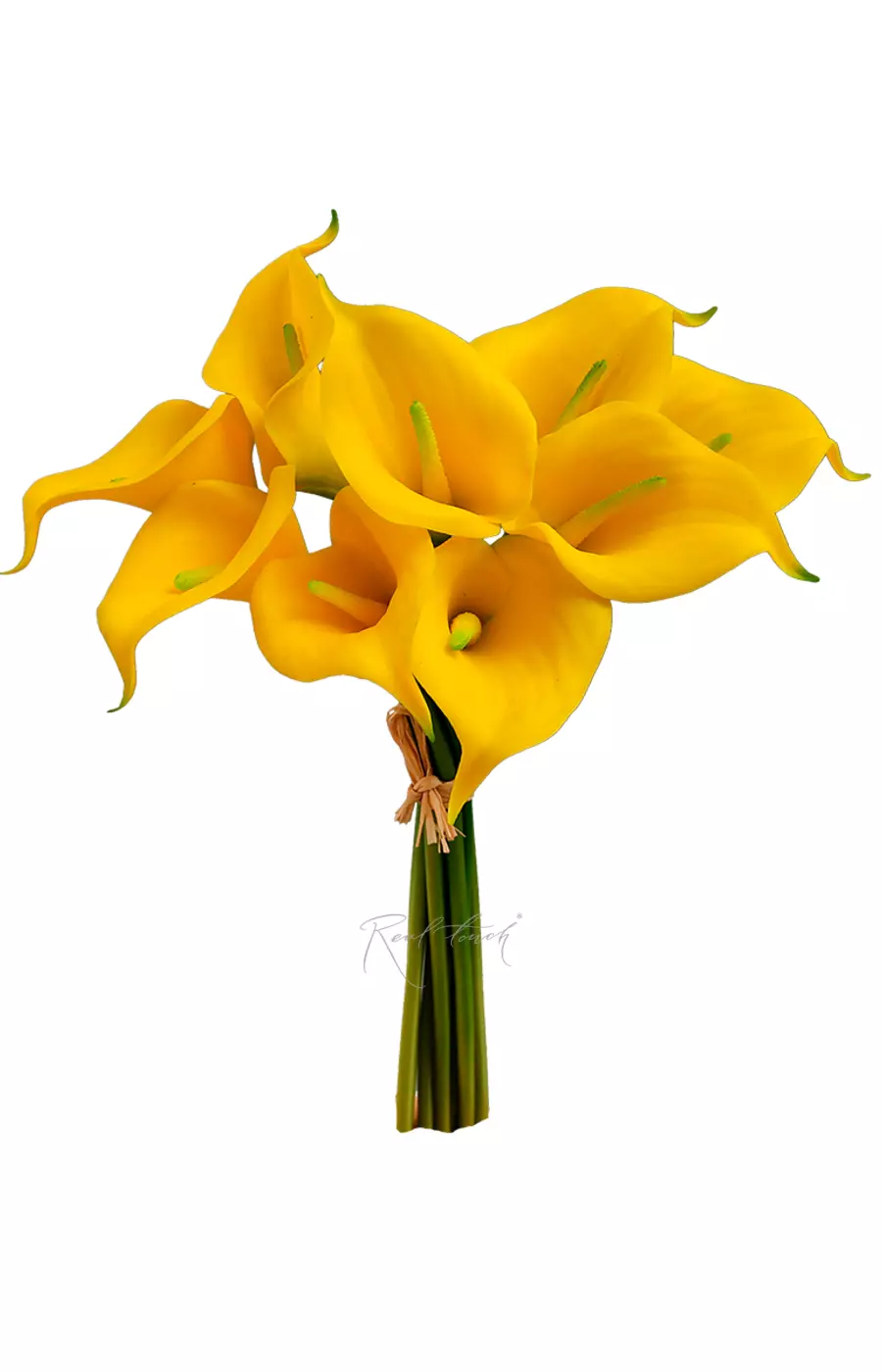 Букет калл 9 штук - Желтый