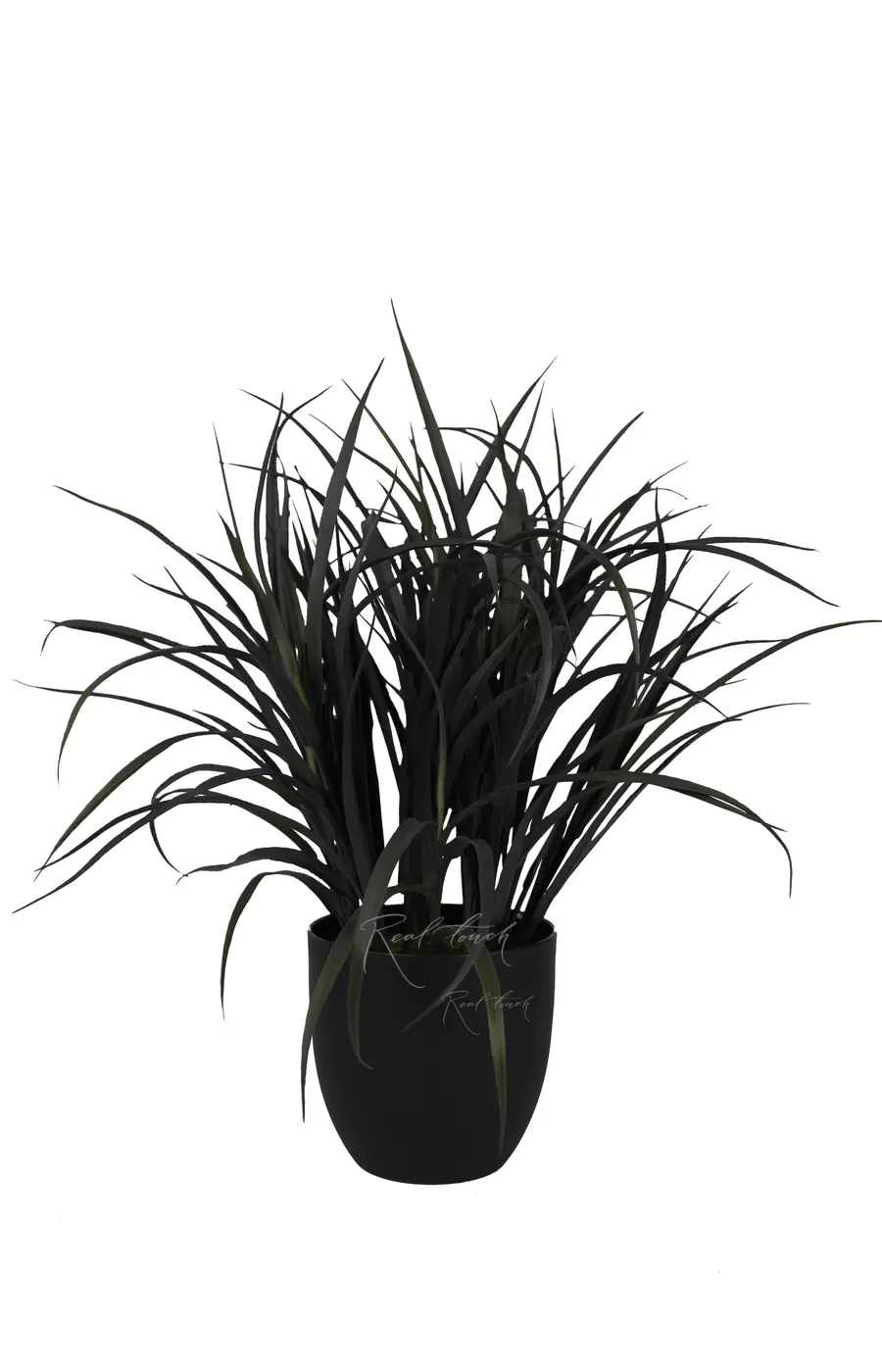 "Черная" трава в кашпо 54см - Осень