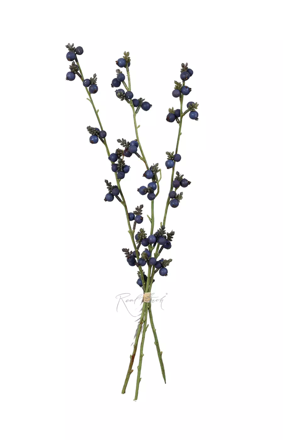 Ветка с ягодами (пучок из 3 шт) - Синий