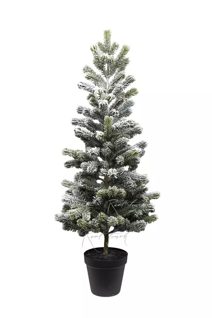 Ёлочка Real Touch (вид 5) 75см - Бело-зеленый