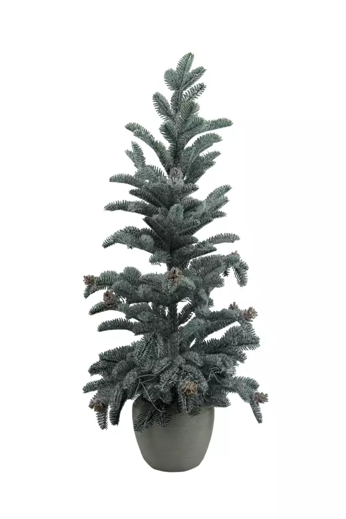 Ёлочка Real Touch (вид 4) 70см с тонкими веточками  - Белый