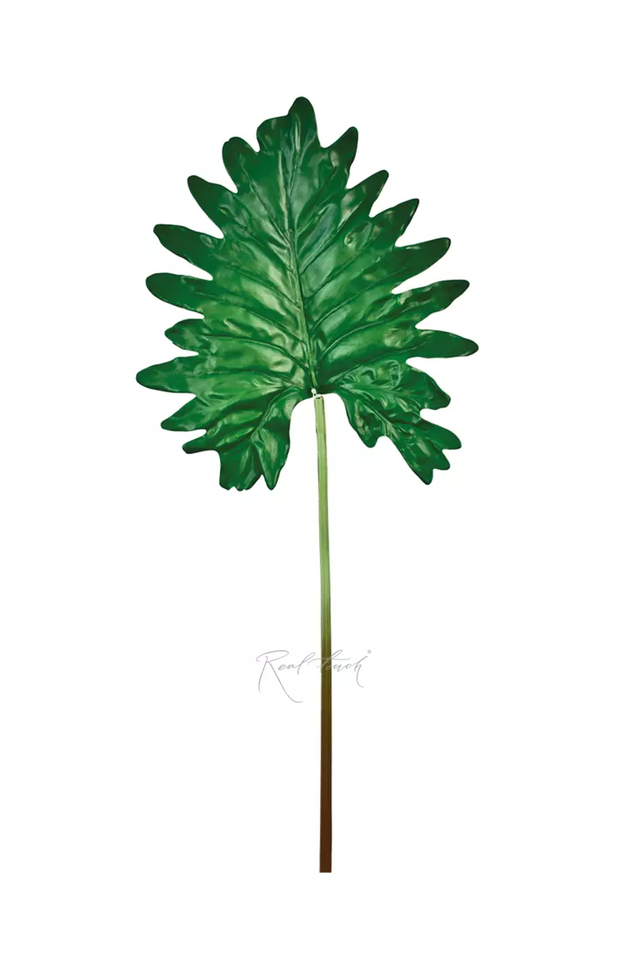 Лист филодендрона Атом 80см - Зеленый Лист филодендрона Атом 80см - Зеленый