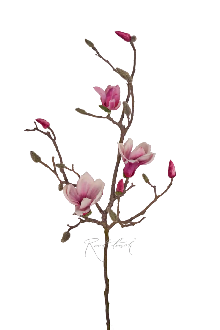 Ветка с цветами магнолии (3+4) - Светло-фиолетовый Ветка с цветами магнолии (3+4) - Светло-фиолетовый