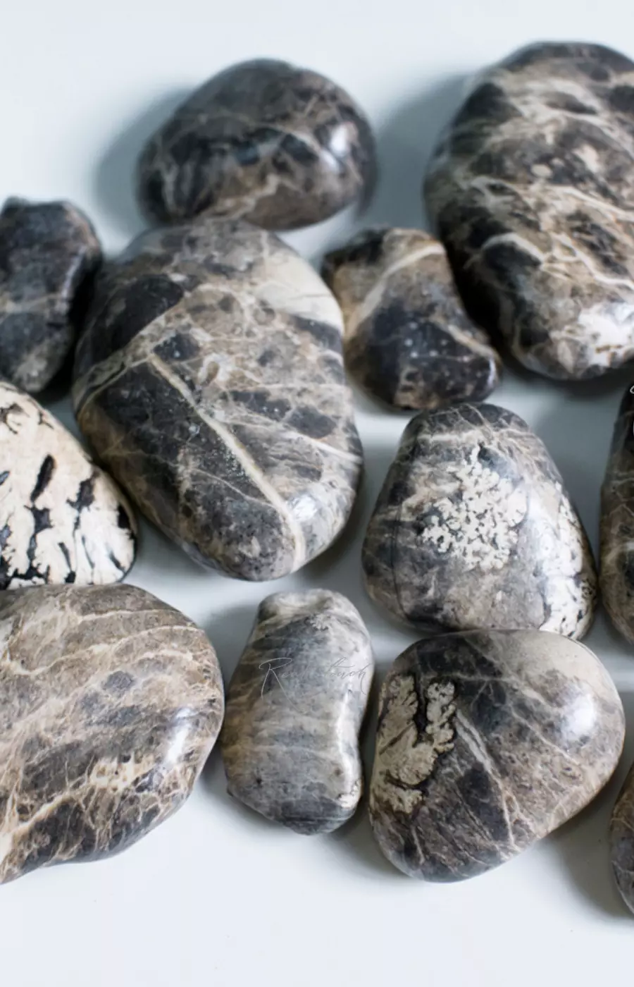 Камни искусственные (набор из 12шт) MY1211 А - Серый